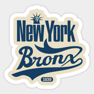 New York Bronx - New York Bronx Schriftzug - Bronx Logo Sticker